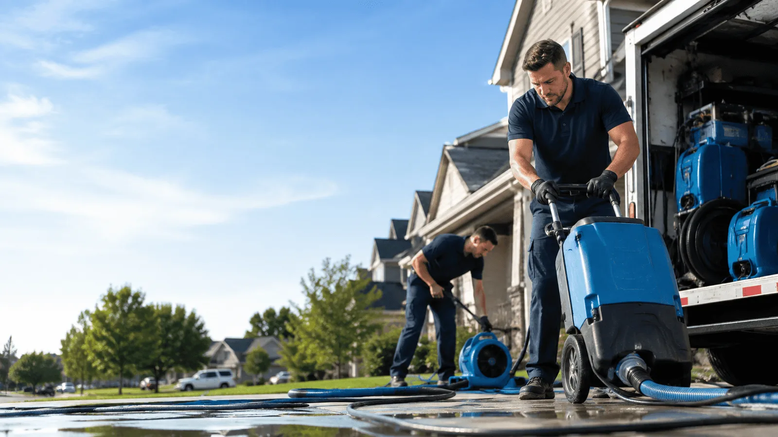 Dehumidification being performed in Dauphin Island, AL